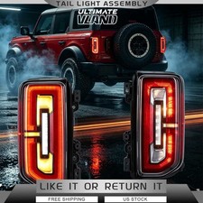 VLAND FULL LED Clear Tail Light For Ford Bronco 2021-2026 W/Sequential Animation picture