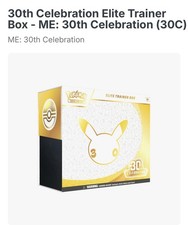 Pokémon 30th Anniversary Celebration Elite Trainer Box ETB Sealed With LOUIS #2 picture
