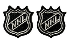 (2) NHL LOGO - NATIONAL HOCKEY LEAGUE - Embroidered Iron-On Patches picture