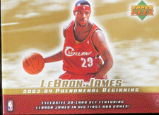 2003-04 Upper Deck Phenomenal Beginning Lebron James Exclusive 20 Card RC Set picture