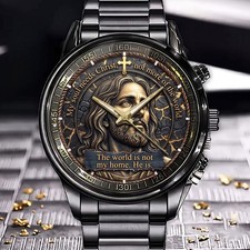 Jesus Christ Portrait My Soul Needs Christ Christian Religious Faith Men Wristwa picture