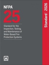 NFPA 25, Standard for the Inspection, Testing, and Maintenance of 2026 PB picture