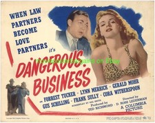 DANGEROUS BUSINESS 1946 LOBBY CARD LYNN MERRICK is MARILYN MONROE ??? picture
