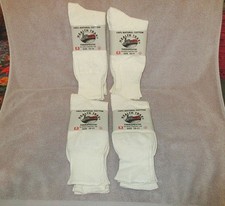 Vtg 100% Cotton Socks Mens 10-11 Therapeutic 12 Pairs Boot Natural USA Made NEW picture