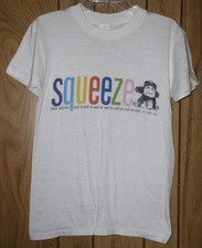 Vintage 1988 Squeeze Band On Tour Music S to 5XL Tee Shirt IL301 picture