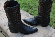 Unknown maker black calfskin, probably Olsen-Stelzer Boots Approx Size 9.5D picture