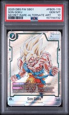 2025 DBS FW SB01 Secret Rare #FB05-119 Son Goku Alternate Art PSA 10 GEM MINT picture