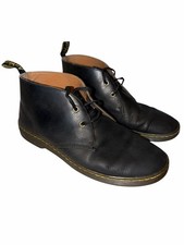 GUC Dr. Martens Cabrillo Men’s Wyoming Leather Desert Boots Black 11 M Normcore picture