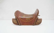 Rare Antique Handpainted Wooden Mongolian Saddle picture