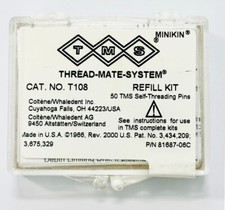 *50-Pieces* Coltene MINIKIN TMS Thread Mate System Refill Kit Pins T108 picture