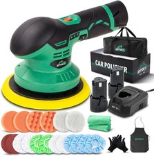 BATOCA S3 Cordless Car Buffer Polisher - 2pcs 11.1V Lithium-ion Rechargeable Bat picture
