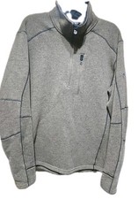 Kuhl Interceptr Mens Fleece Pullover, 1/2 Zip Hiking Trail Olive Brown-(XL) picture