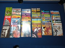 Vintage Martial Arts Magazine & Book Lot (40 Pcs) 1976-1982 - VERY GOOD picture
