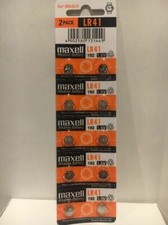 LR41 Maxell 192 (10 piece) LR41 AG3 392A 192 SR41 LR736 392 Alkaline Battery picture