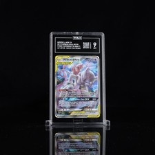 2019 Pokemon Mewtwo and Mew GX Tag Team Full Art Black Star Promo SM191 TAG 9 picture