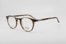 NEW KLIIK DENMARK 790 S402 BROWN HORN ACETATE AUTHENTIC EYEGLASSES 45-20 picture