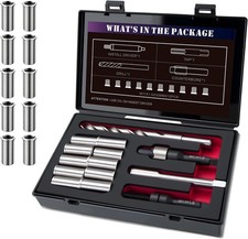 M11X1.5 Metric Thread Repair Kit with Insert HSS Drill, Tap, Counterbore,...  picture