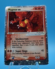 Pokémon Magmar ex 100/109 EX Ruby & Sapphire Holo English 90 HP 200 Read Desc. picture