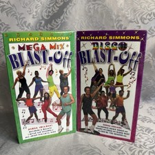 RICHARD SIMMONS Disco Mega Mix Blast-Off VHS 2001 New Sealed picture
