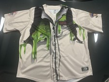 2016 Frisco Roughriders MILB Ghostbusters Night Jersey 7/29/16 Tribute RARE 3XL picture