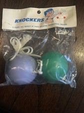 VTG KNOCKERS Clackers Click Clack Parts Unlmtd RARE HTF Lavender & Green. NOS picture