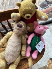 Disney Christopher Robin Movie Plush Lot-Pooh, Tigger & Piglet  picture