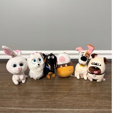 Ty Secret Life of Pets Plush Lot Max Gidget Snowball Buddy Mel Norman picture