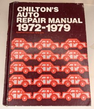 CHILTON'S AUTO REPAIR MANUAL 1972-1979 American Cars COMPREHENSIVE Hardcover picture