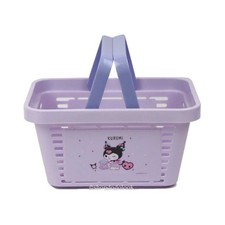 MINISO Kuromi Mini Shopping Basket Storage Organizer Caddy Purple Kawaii picture