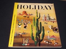 1947 DECEMBER HOLIDAY MAGAZINE - ARIZONA NICE FRONT COVER - H 1807 picture