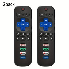 2pack Remote Control Replacement for All Roku TV TCL/Hisense/Onn Roku picture