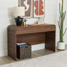 New Loft Desk with Storage 19 Inch Depth Computer Writing Workstation Study picture