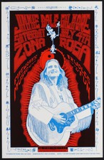 Jimmie Dale Gilmore Poster 7/4/1992 La Zona Rosa Austin TX Jagmo picture