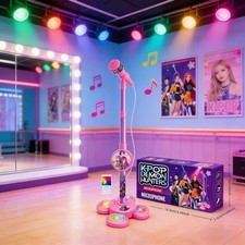 K-Pop Demon Music Microphone Toy for Kids – Light-Up Singing Microphone picture