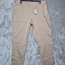 Croft & Barrow Effortless Stretch Pant 20W Long Cobblestone Beige WC22X502PSL picture