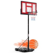 DUMOS 10ft Portable Basketball Hoop 44in Backboard picture