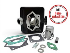 Set Cylinder Kit ZT50N TGL + Cylinder Head in Black for Simson S51 Parts picture