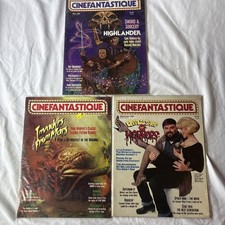 Cinefantastique Sci-Fi and Horror Movie Magazine  1986 Set of 3 (G) picture