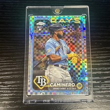 Junior Caminero 2024 Topps Chrome #USC193 Xfractor Rookie RC Tampa Bay CLEAN SP picture