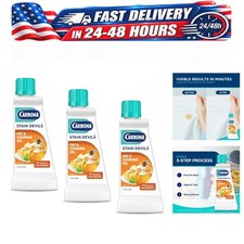 Carbona Stain Devils #5 Fat & Cooking Oil Laundry Stain Remover 3 Pack picture