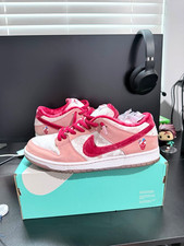 Nike SB Dunk Low Pro QS Bright Melon Gym Red Pink Skate Shoes US 12 picture