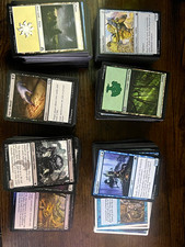 Magic The Gathering MTG 852 Card Lot 6 Vintage Old Cards 8 Foils Collection picture