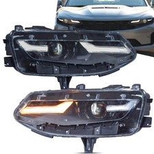 2*VLAND Full LED Headlights For Chevrolet Chevy Camaro Coupe Convertible 2019-24 picture