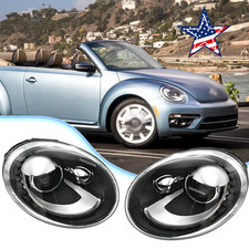 For VW Beetle 2013‑2019 LED Projector Headlight Assembly w/ DRL High & Low Beam picture