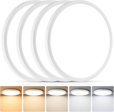 4 Pack 16 Inch 5CCT LED Ceiling Light Flush Mount Dimmable Fixture White 3520LM picture