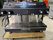 Astra 2 Group Commercial Espresso Machine Black/Silver Steam Wand Hot Water picture