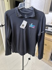 Nike Men's Super Bowl LVII 58 Performance Dri Fit Waffle 1/4 Zip Jacket NWT Soft picture