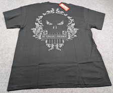 Vintage Punisher Shirt Mens XL Black Double Sided Deadstock Mad Engine Marvel picture