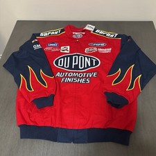 Jeff Gordon Men’s XXL Chase Authentics Racing Jacket Flames NASCAR DuPont picture