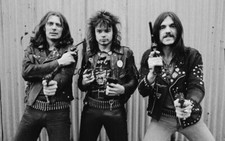 Lemmy Kilmister and Motorhead with Guns Photo Print Poster picture